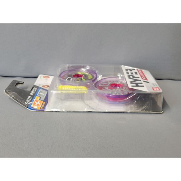 Hyper Cluster Yo-Yo Skin Pack Rolling Stamina Build and Customize Ban Dai Purple - Picture 6 of 12